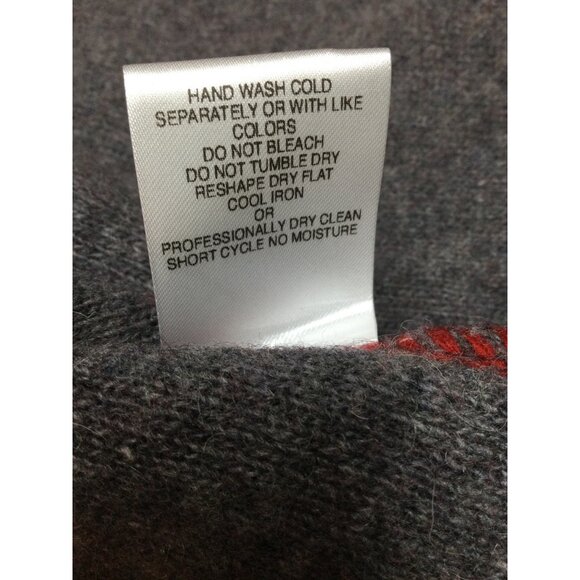 Aida A Ida Italian Wool Blend Womens Cardigan Jacket Size S Two Tone Red - Picture 5 of 7